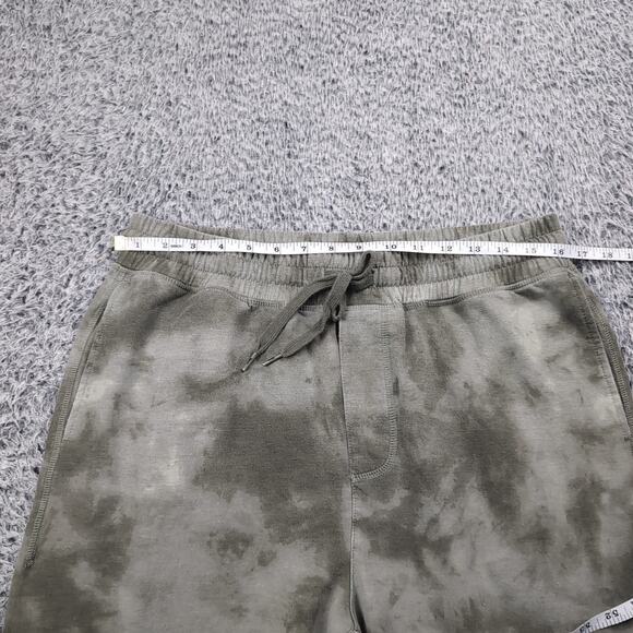 RSQ Pants Mens Large Green Pull On Jogger Tie Dye Casual Skate Surf Normcore - Picture 5 of 9